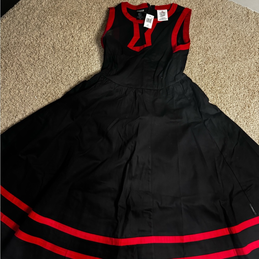Disney Dress Shop Dress NWT Small Black Widow marvel red